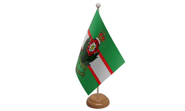Intelligence Corps Small Flag with Wooden Stand